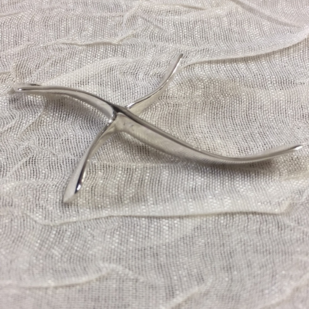 925 Silver “Wave” Cross